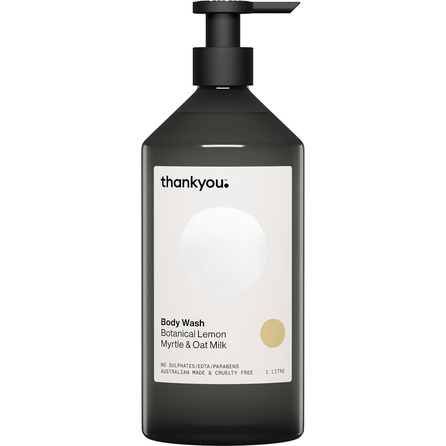 Thankyou Body Wash Botanical Lemon Myrtle & Oat Milk 1L
