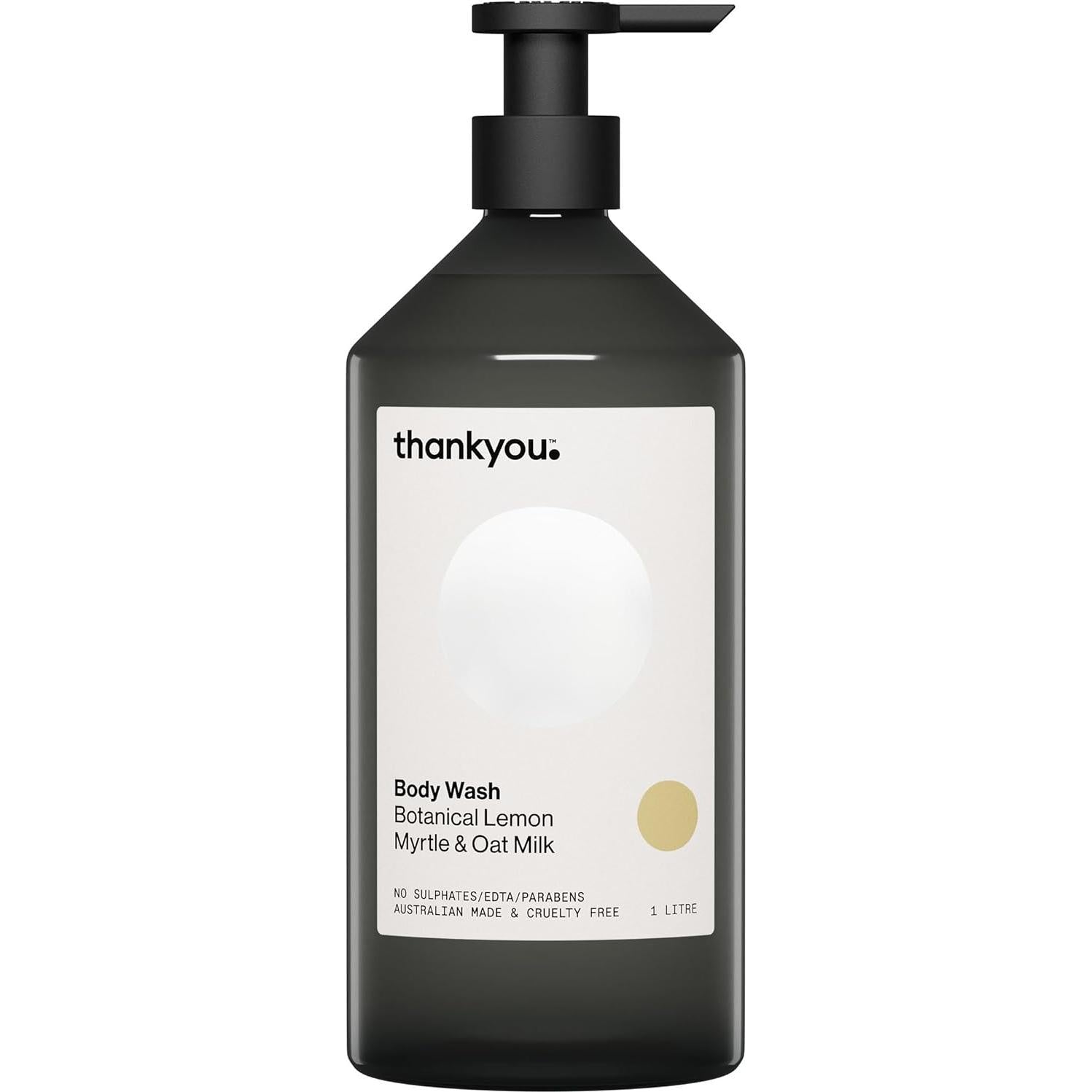 Thankyou Body Wash Botanical Lemon Myrtle & Oat Milk 1L