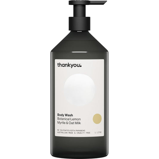 Thankyou Body Wash Botanical Lemon Myrtle & Oat Milk 1L