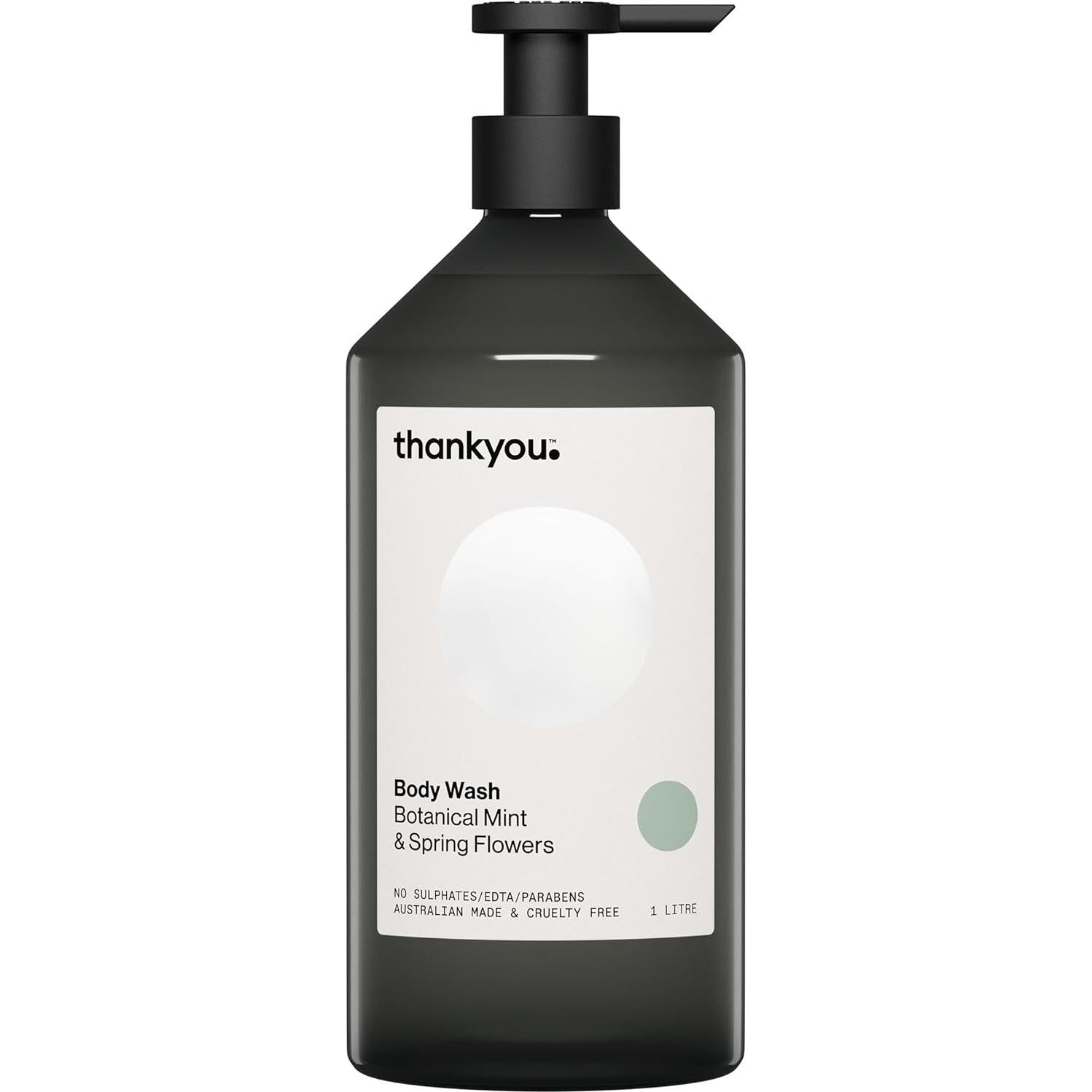 Thankyou Body Wash Botanical Mint & Spring Flowers 1L