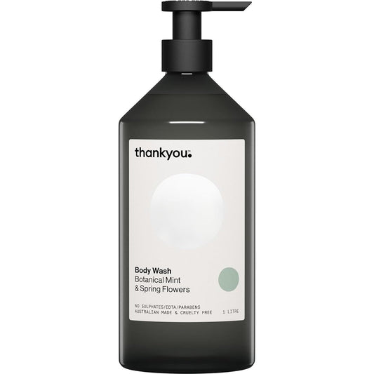 Thankyou Body Wash Botanical Mint & Spring Flowers 1L