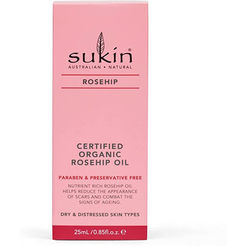 Sukin Certified Organic Rose Hip Oil 25ml