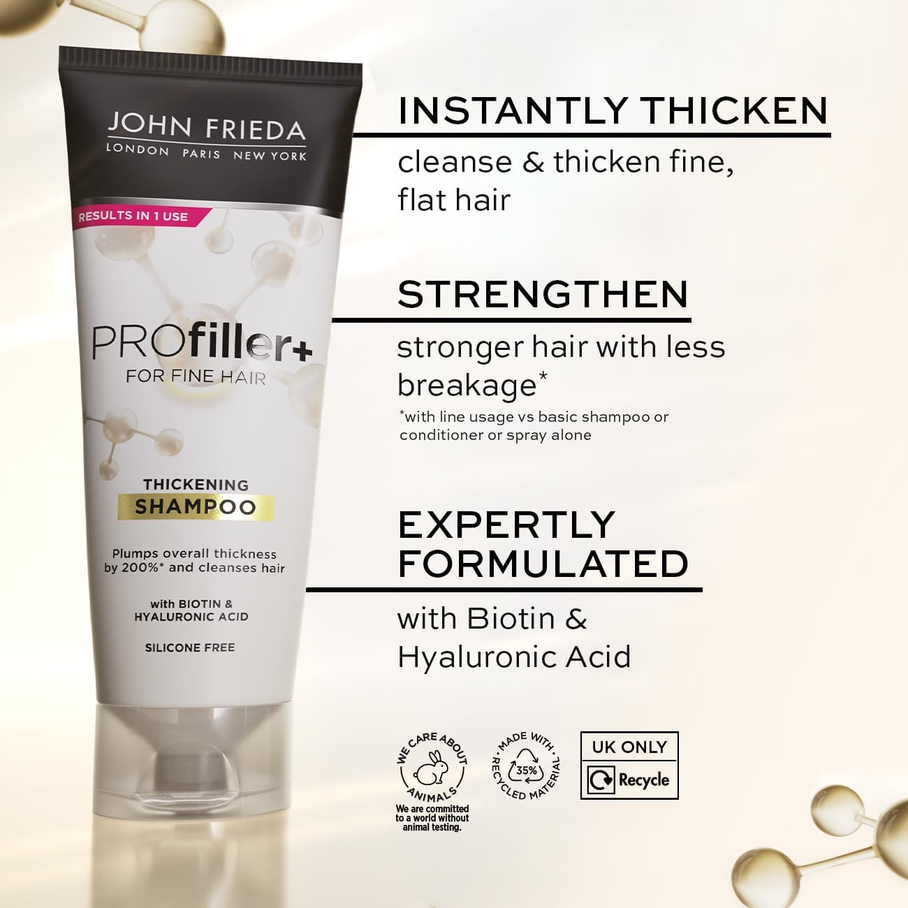 John Frieda Profiller+ Thickening Shampoo 250ml