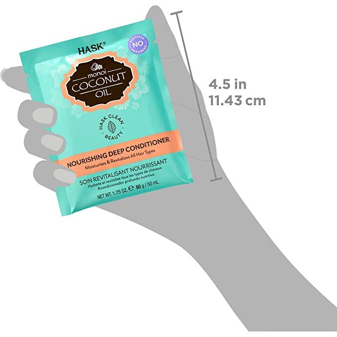 HASK COCONUT OIL SACHET 50G
