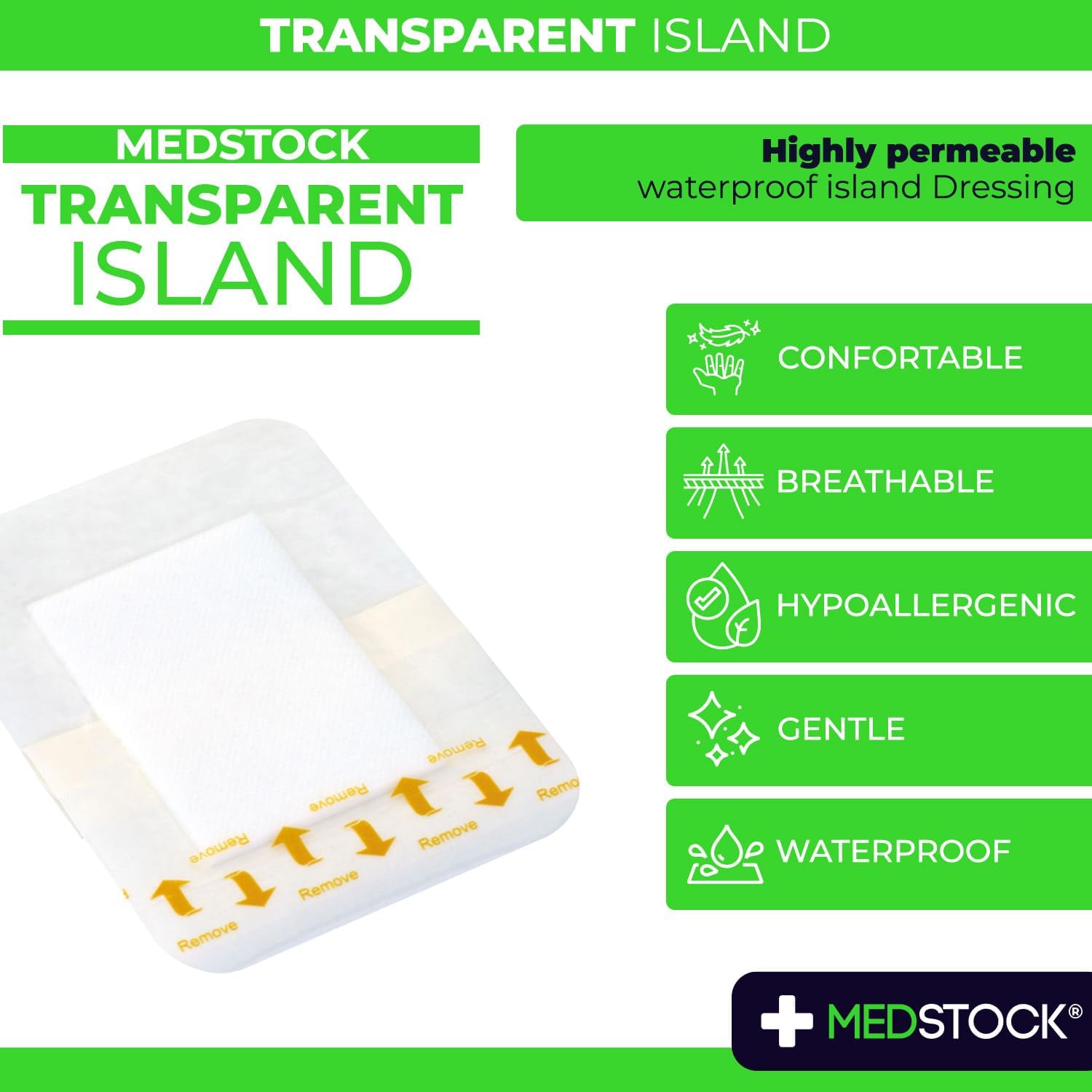 Medstock Tp Island 4 cmx5 cm 5Pack