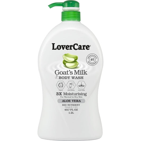 Lovercare Goat's Milk Shower Cream Aloe Vera 1.2 L