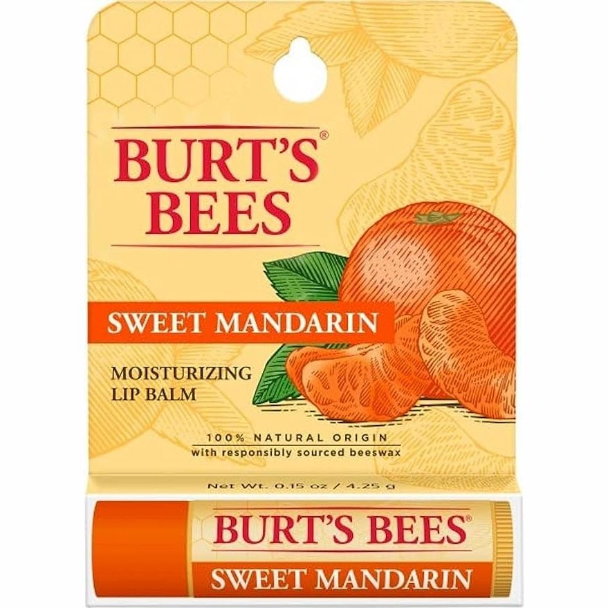 Burt's Bees Moisturising Lip Balm Sweet Mandarin 4.25g