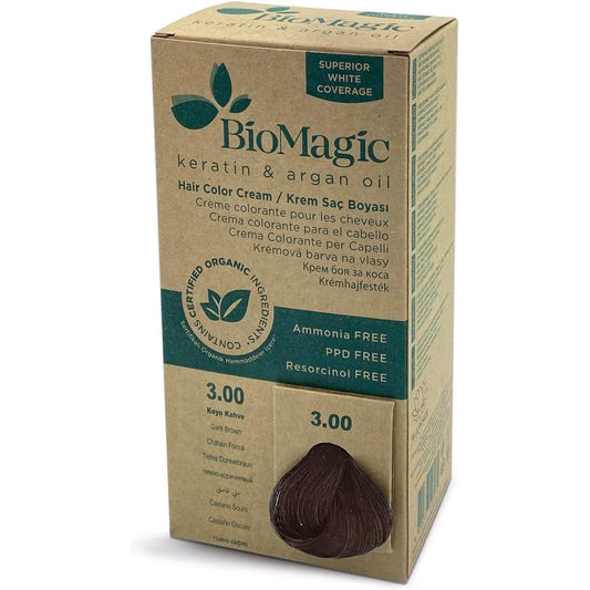 Bio Magic Hair Colour Cream Dark Brown 3.00