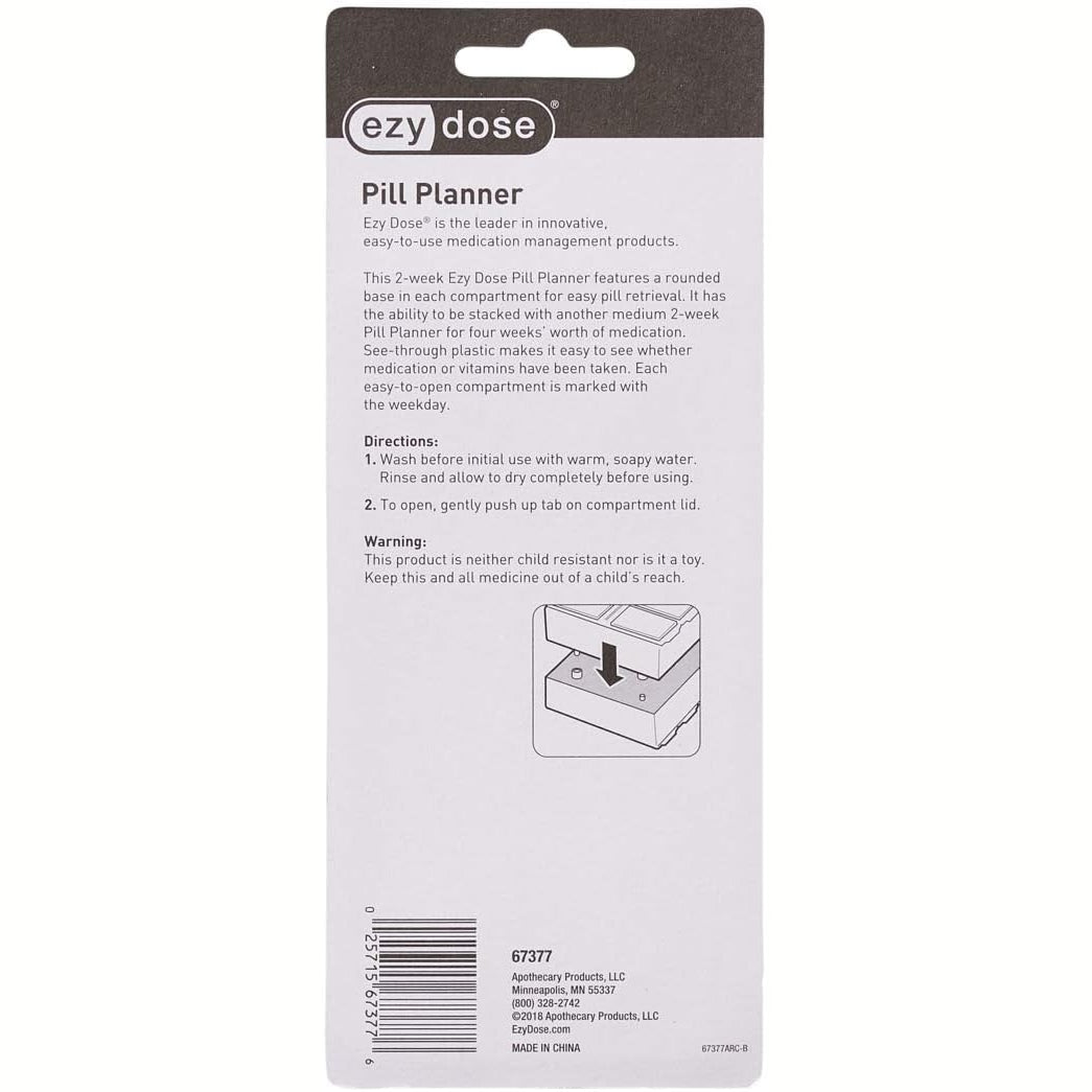 EZY Dose 67377 7/14 DAY MEDIUM PILL REMINDER