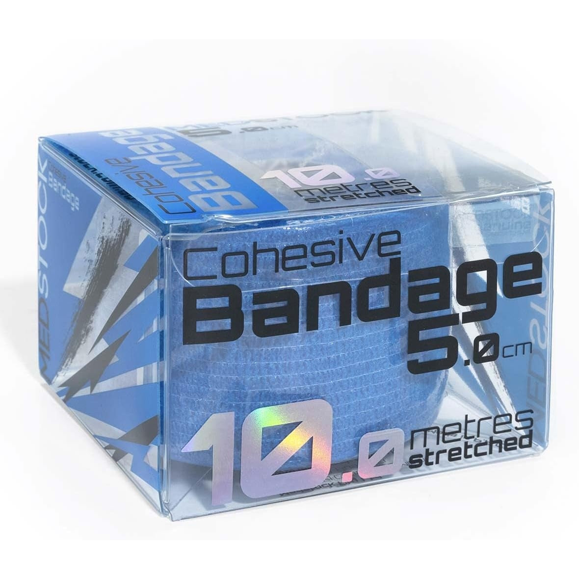 Medstock Cohesive Bandage Blue 5 cmx10M