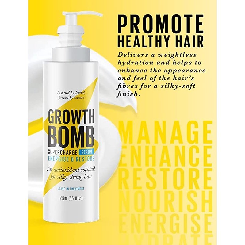 Growth Bomb Hair Growth Super Charge Serum 185ml