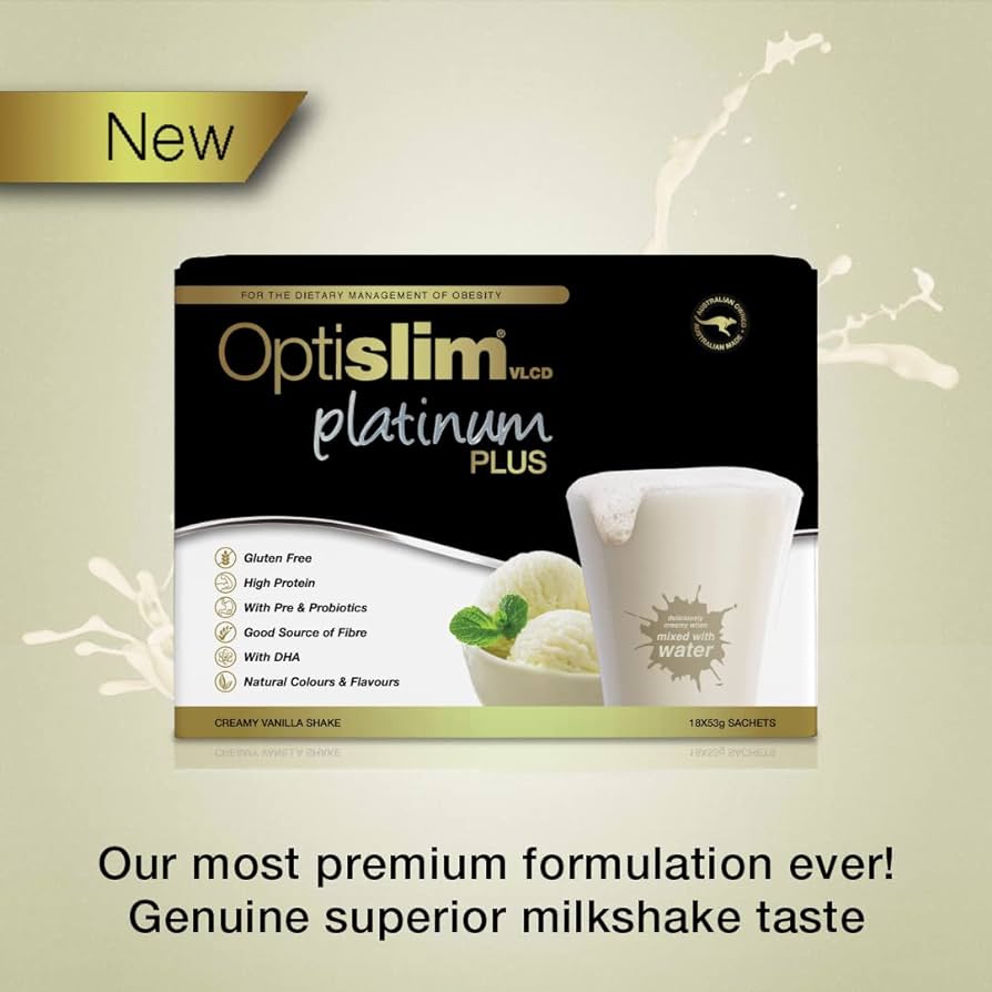 Optislim VLCD Platinum PLUS Vanilla 18x53g