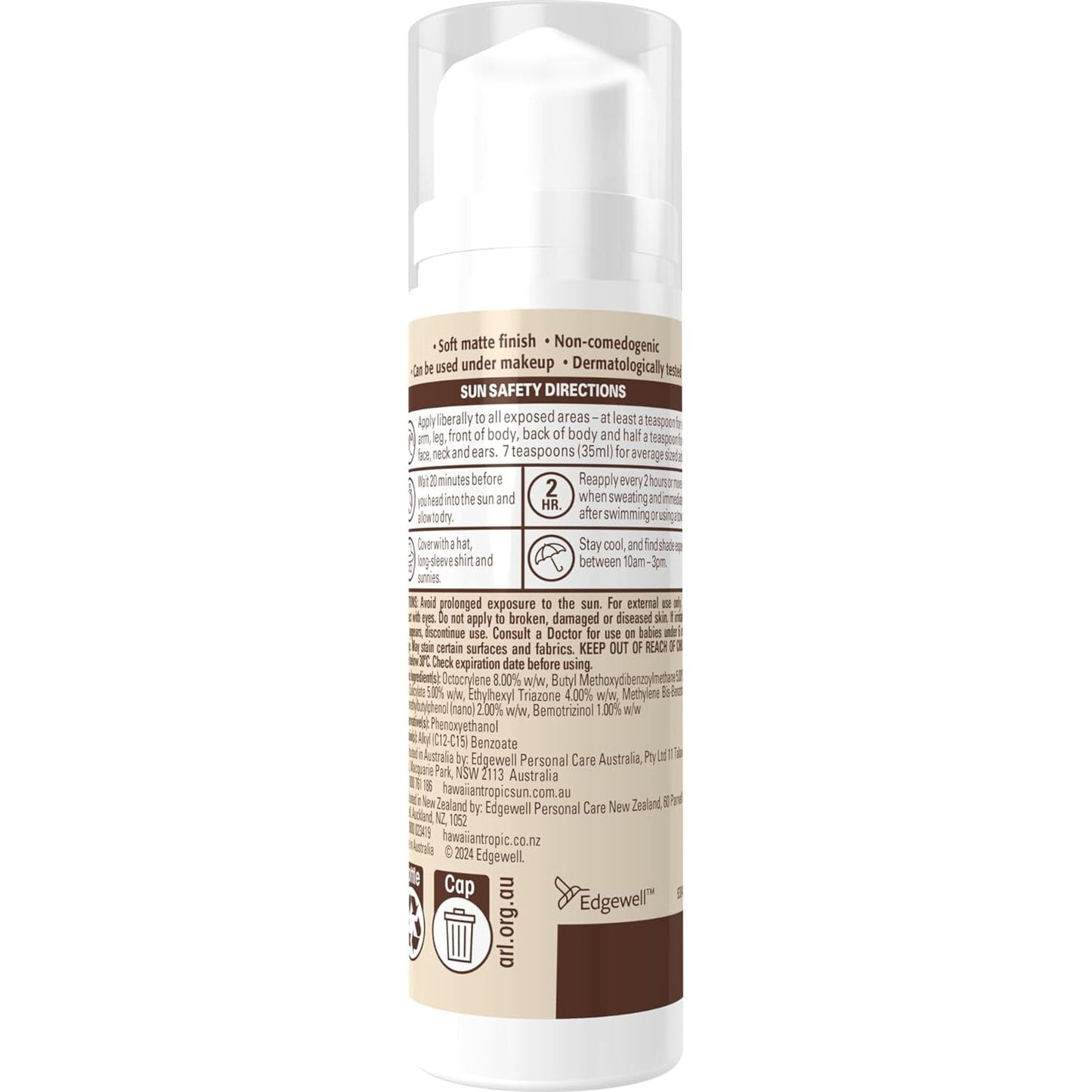 Hawaiian Tropic Silk Hydration Face Fluid 50ml