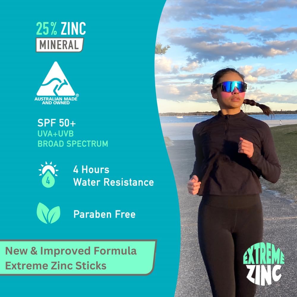 Sun Zapper Extreme Zinc Stick Beauty 3 Pack 45g