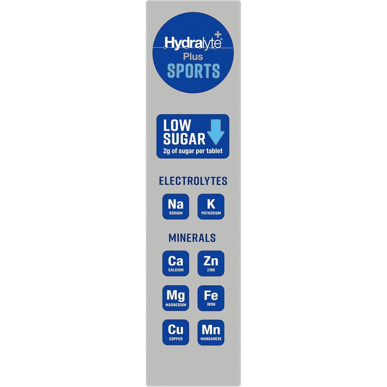 Hydralyte Plus Sport Effervescent Blueberry Blast 20 Tablet