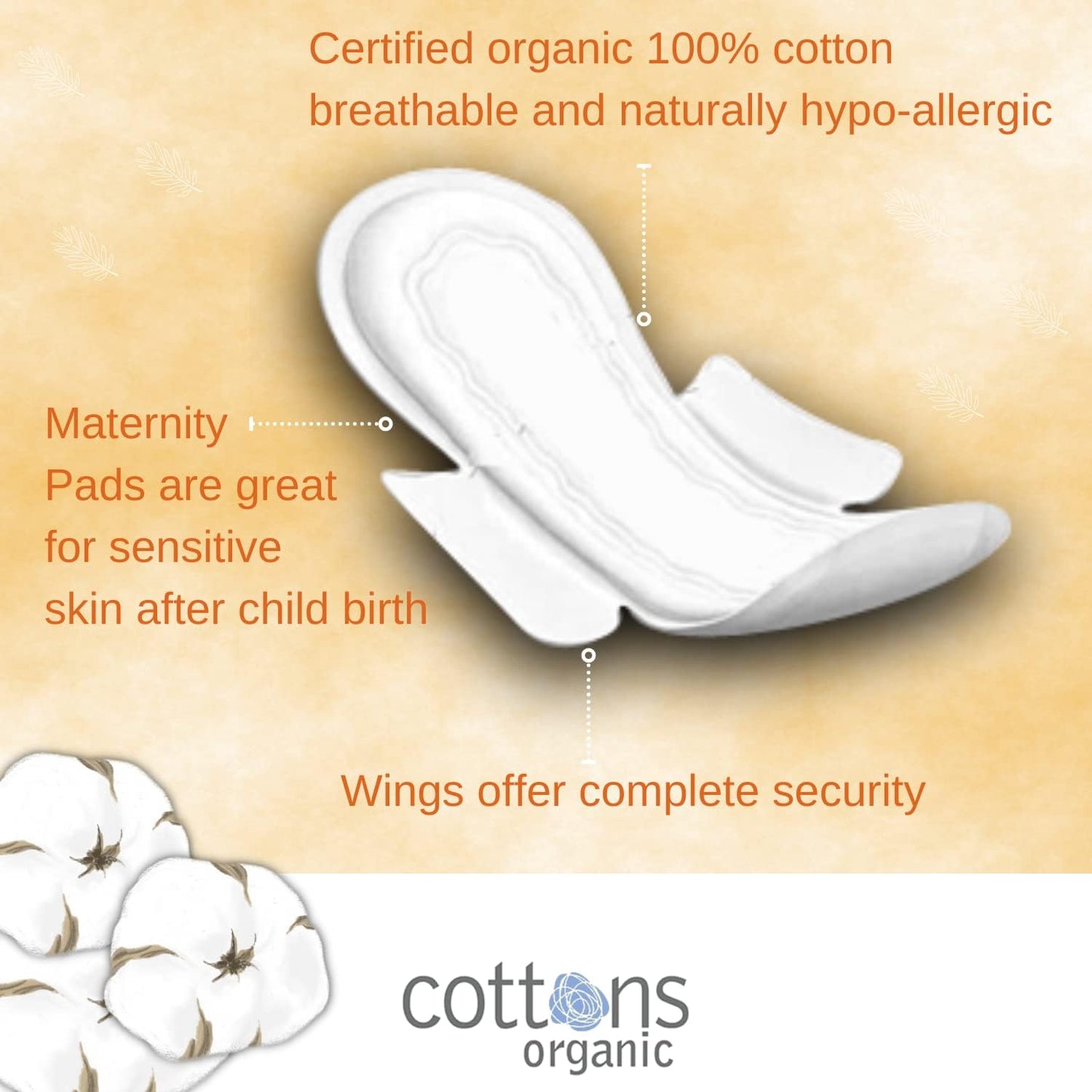 COTTONS PAD MATERNITY 10PK