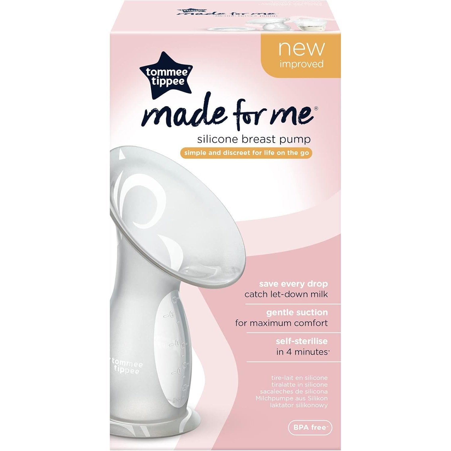 Tommee Tippee Made for Me Silicone Breast Pump