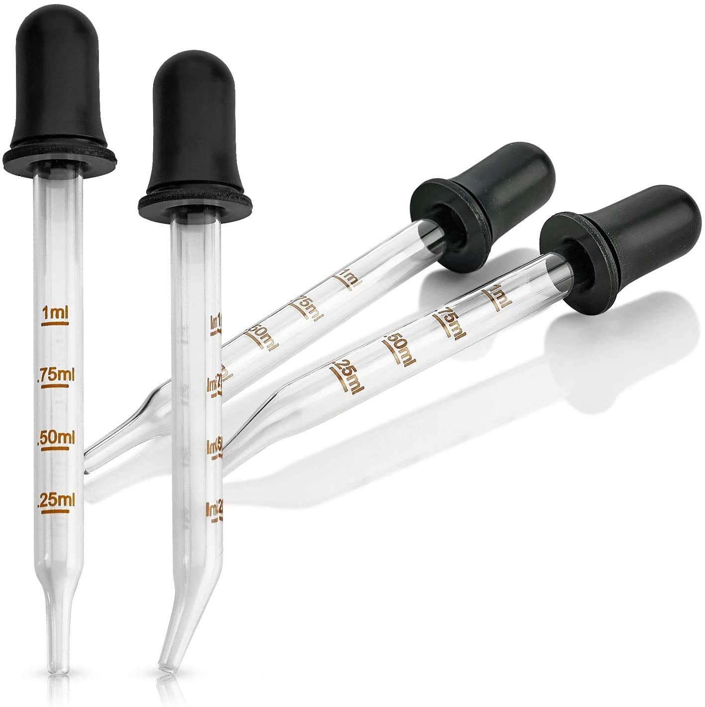 Pharmacy Care Glass Eyedroppers - 1mL 2PK