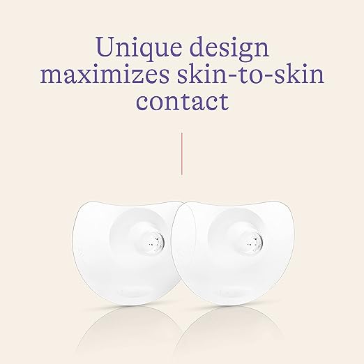 Lansinoh Contact Nipple Shields with Carrying Case 2 Pack Size 20 mm