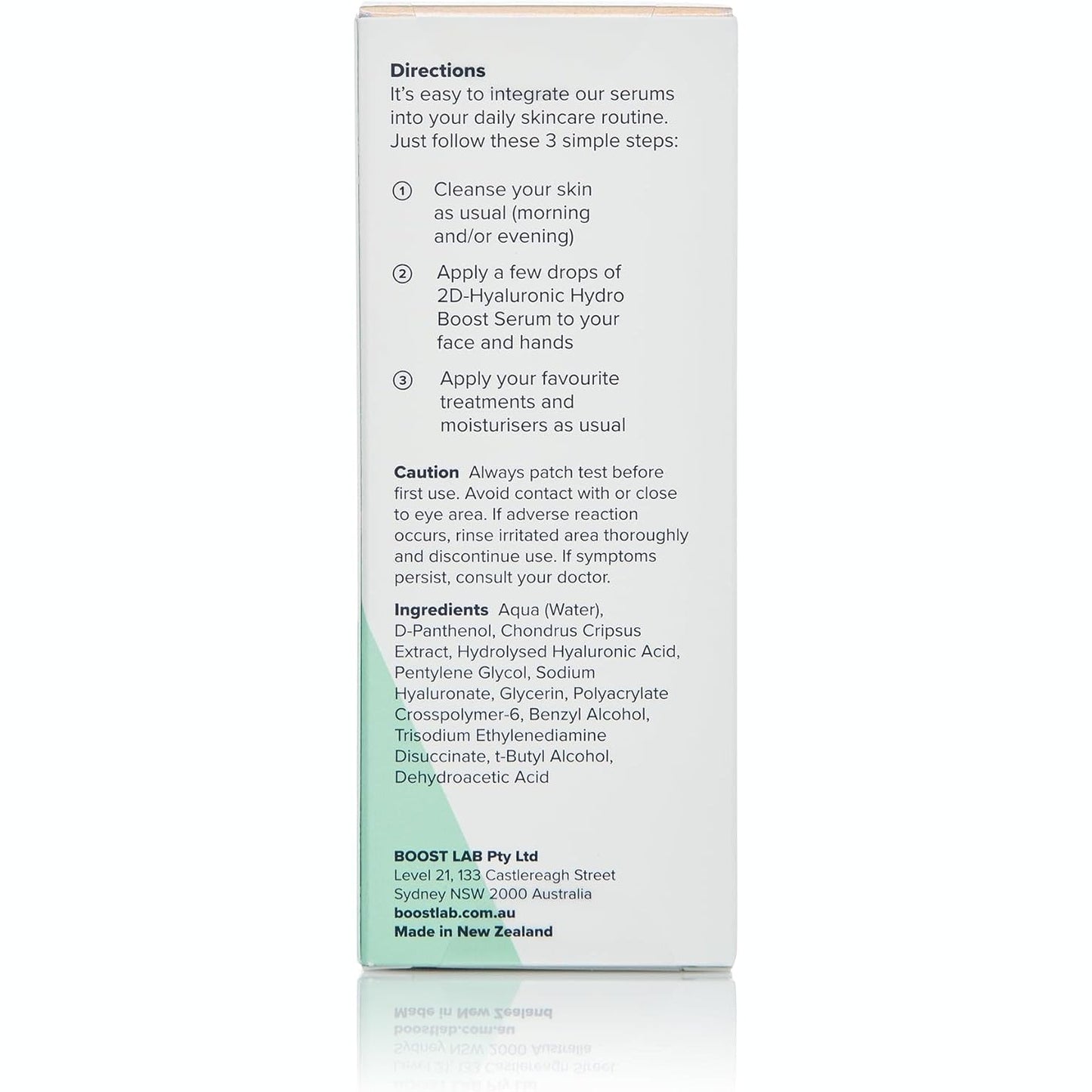 Boost Lab 2D-Hyaluronic Hydro Boost Serum 30ml