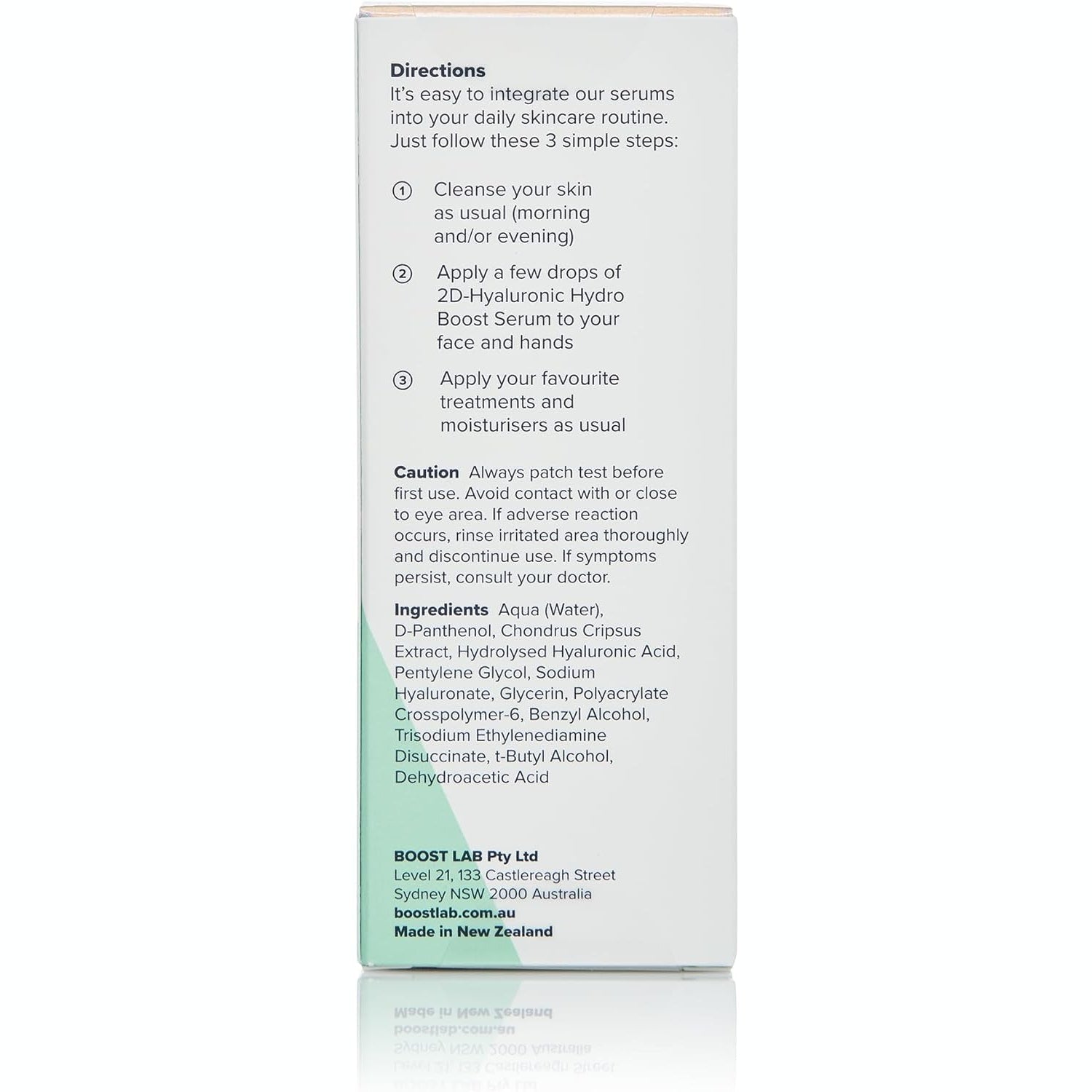 Boost Lab 2D-Hyaluronic Hydro Boost Serum 30ml