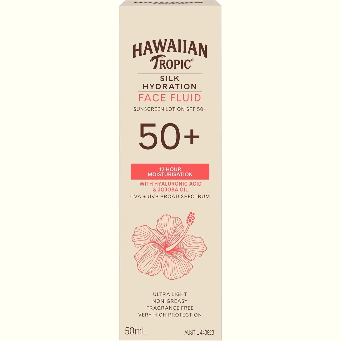 Hawaiian Tropic Silk Hydration Face Fluid 50ml