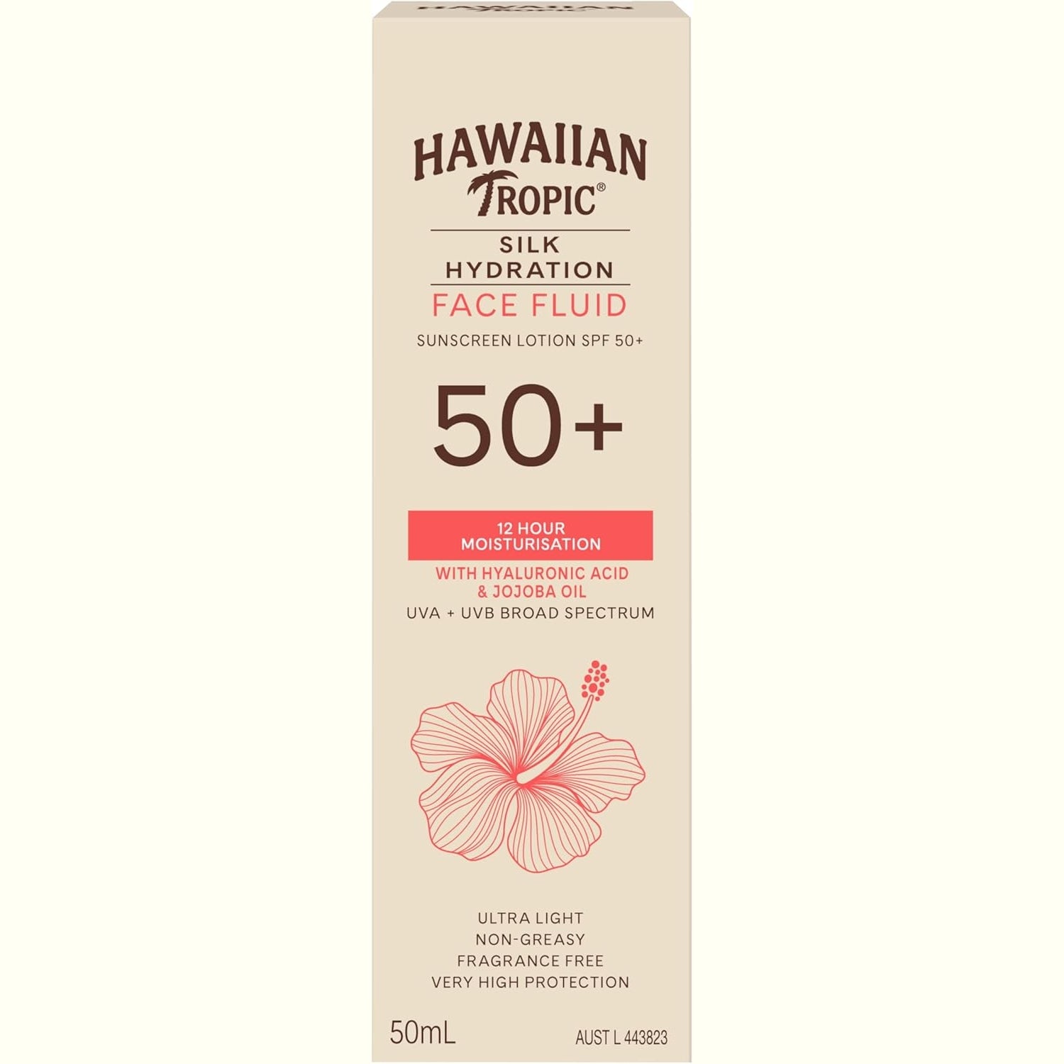 Hawaiian Tropic Silk Hydration Face Fluid 50ml