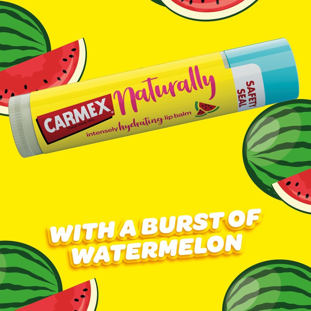 Carmex Naturally Intense Hydrating Lip Balm Watermelon 4.2g