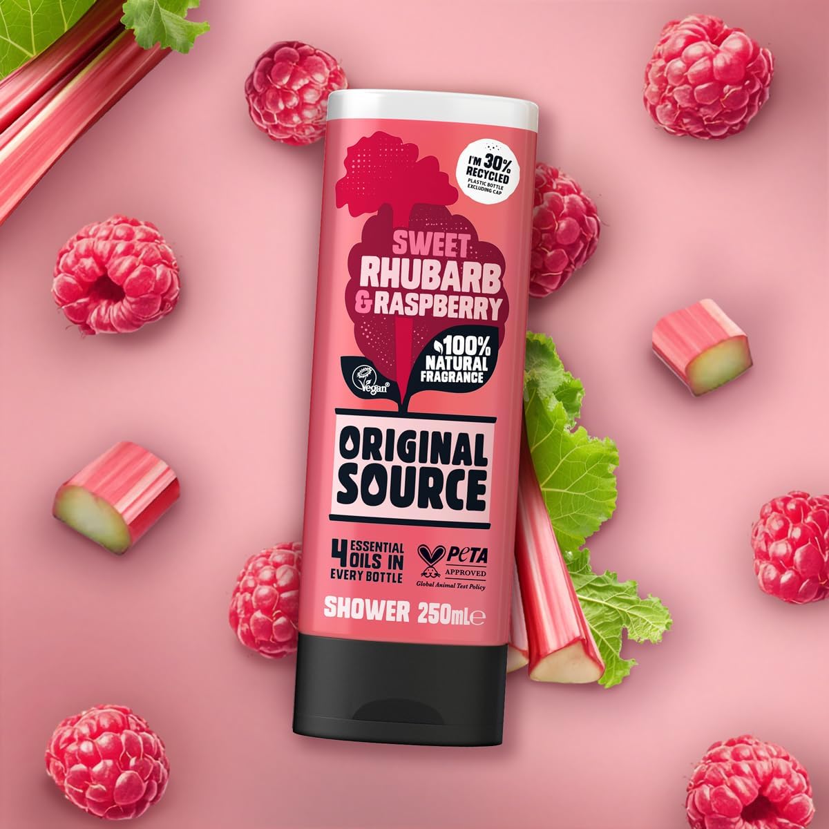 Original Source Rhubarb and Raspberry Shower Gel, 250ml