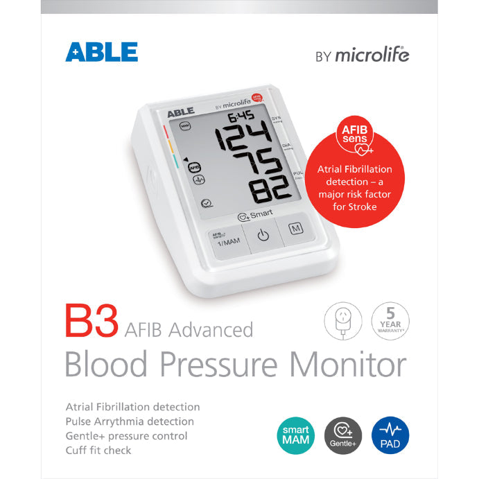 Able B3 Advanced Blood Pressure Monitor 1 Each