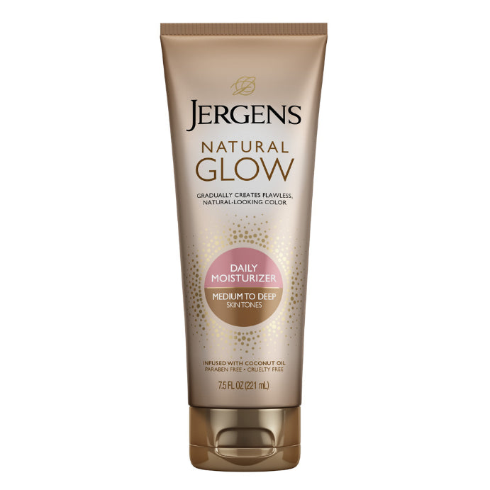 Jergens Natural Glow Daily Moisturiser Medium to Deep 221ml