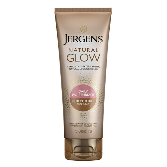 Jergens Natural Glow Daily Moisturiser Medium to Deep 221ml