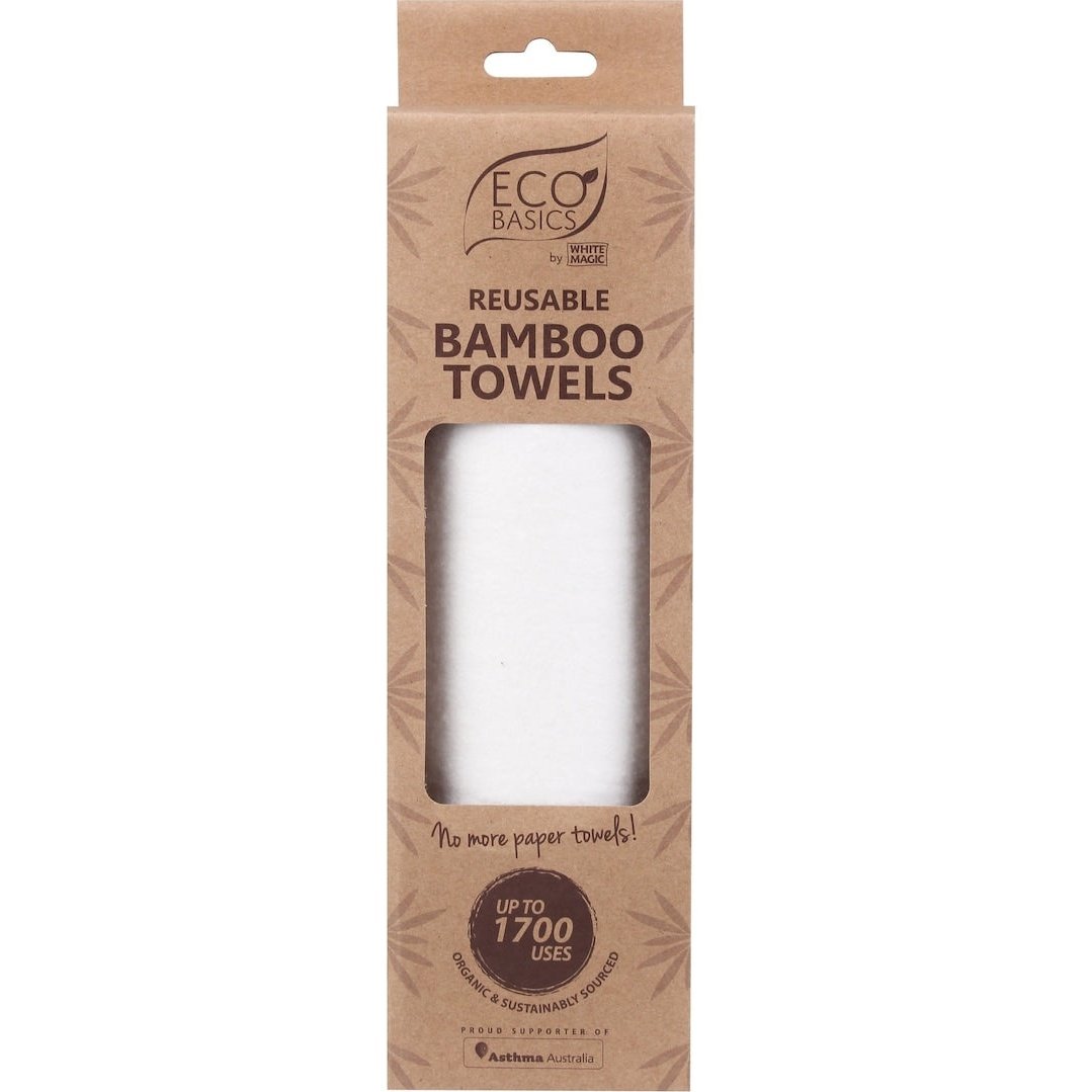 White Magic Bamboo Towel 1Pk (Pack of 3)