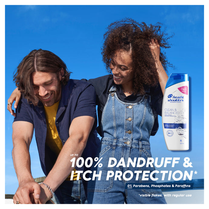 Head & Shoulders Clean & Balanced Anti Dandruff Shampoo for Clean Scalp 660ml
