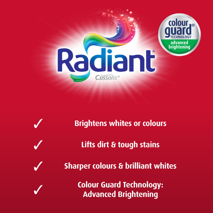 Radiant Fab Laundry Liquid Whites & Colours 2l