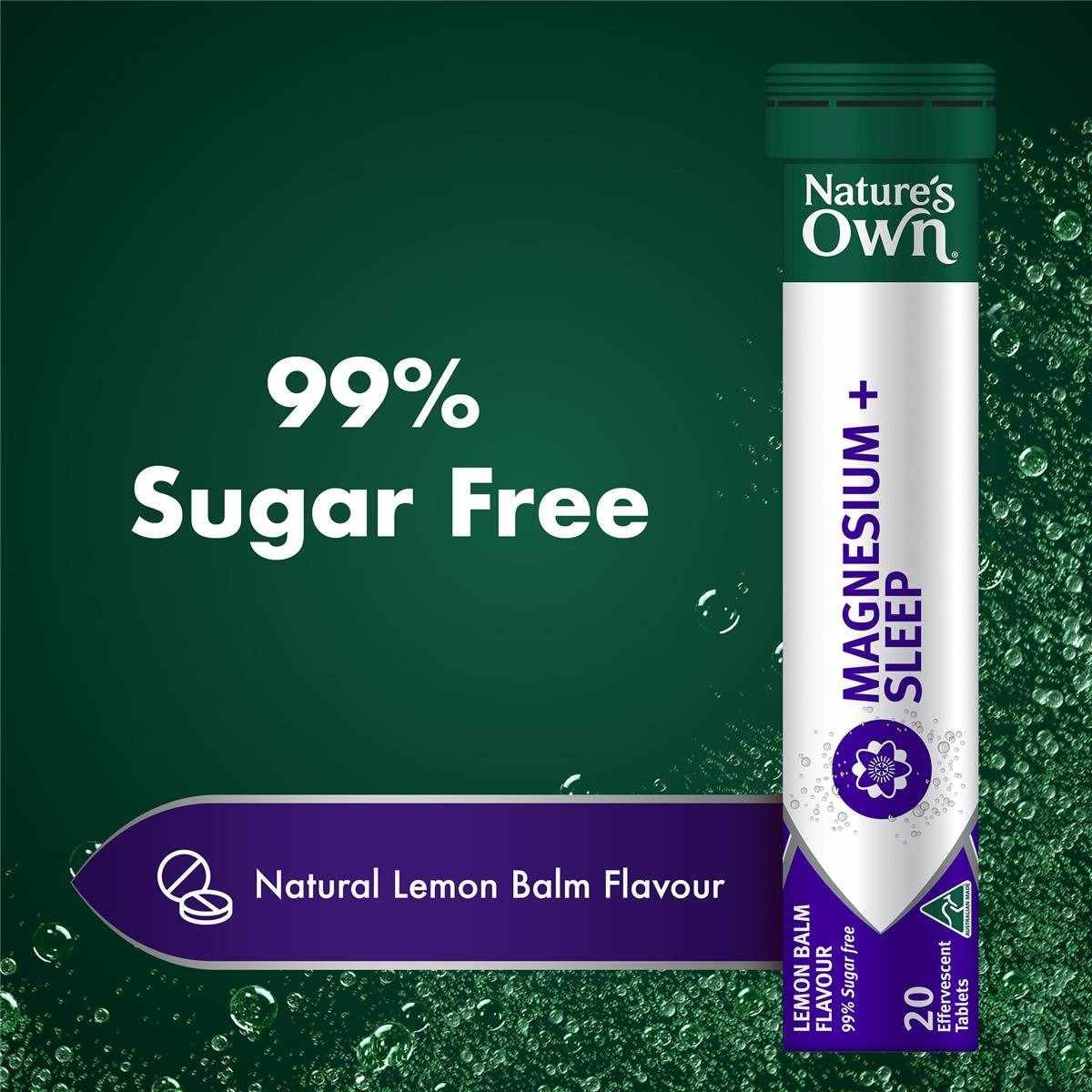 Nature's Own Magnesium + Sleep Effervescent with Passionflower 20 Tablets
