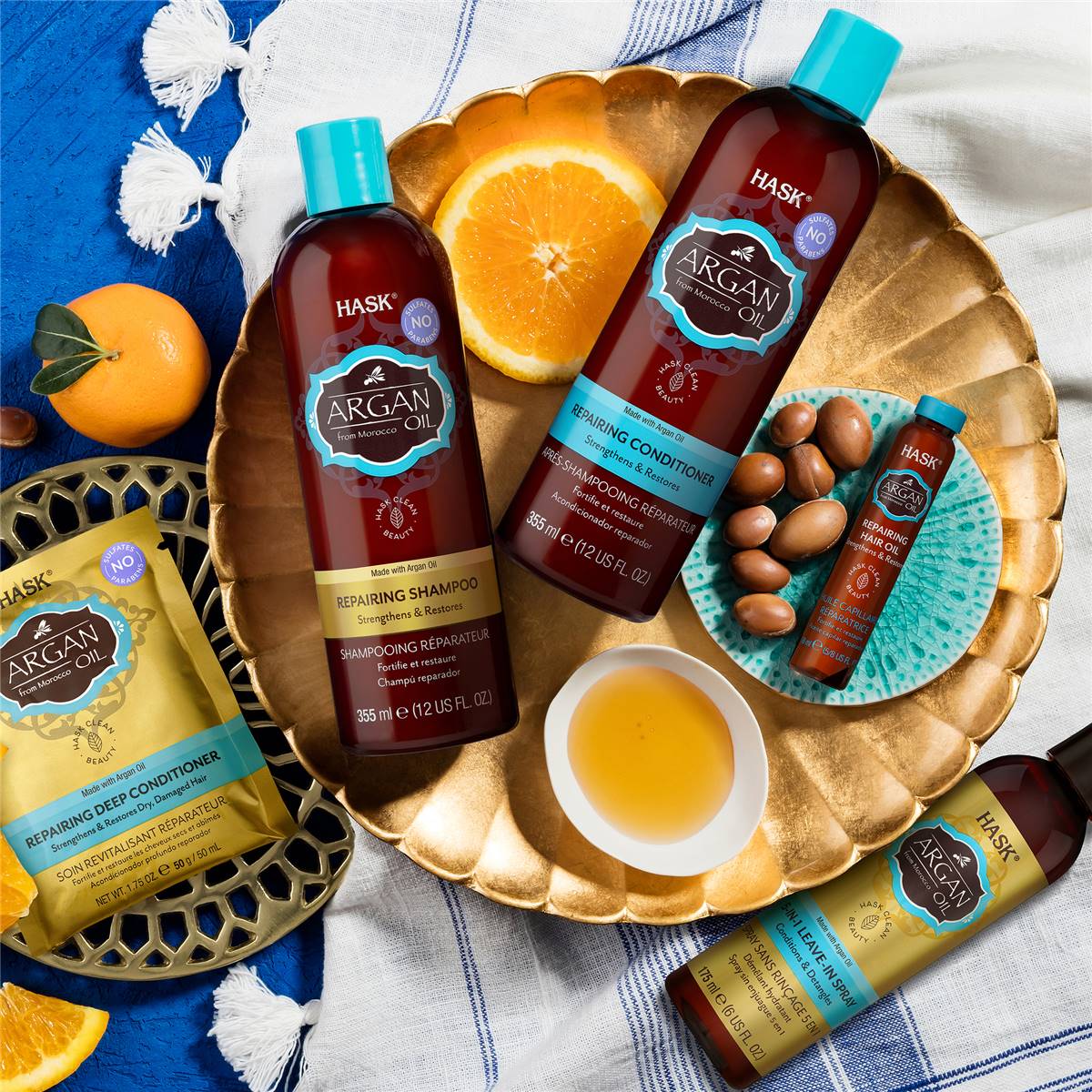 HASK ARGAN SHAMPOO 355ML