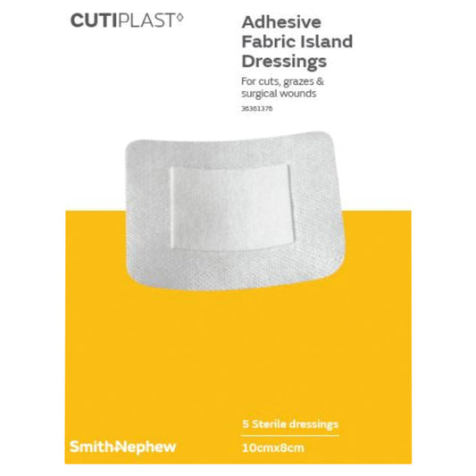 Cutiplast 10cm X 8cm - 5 Pack