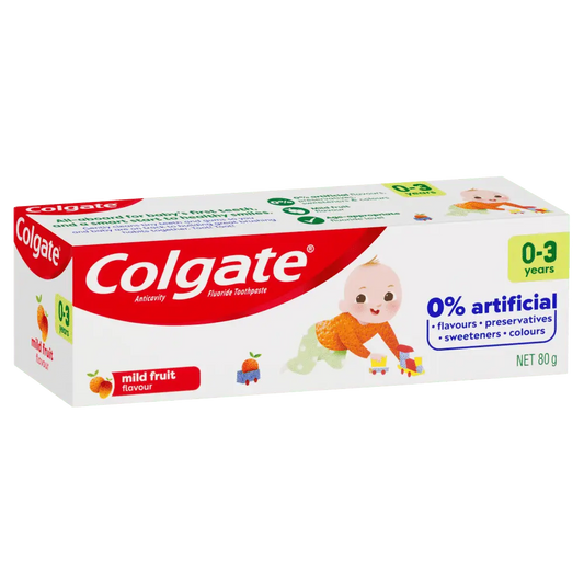 Colgate Kids Toothpaste 0-3 Years 80g Mild Fruit Flavour