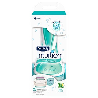 SCHICK INTUITION KIT PLUS SENS WOMEN RAZOR