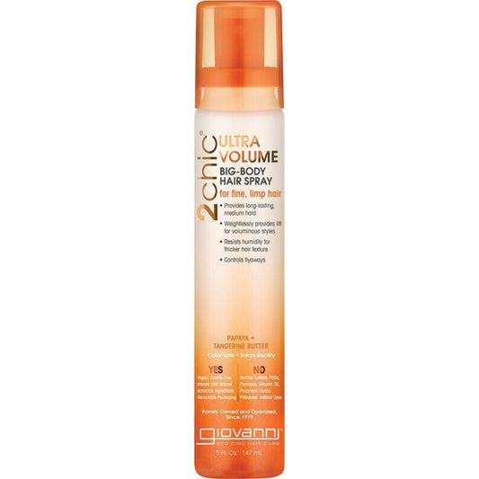 GIOVANNI Big Body Hair Spray - 2chic Ultra-Volume (Fine, Limp Hair) 147ml