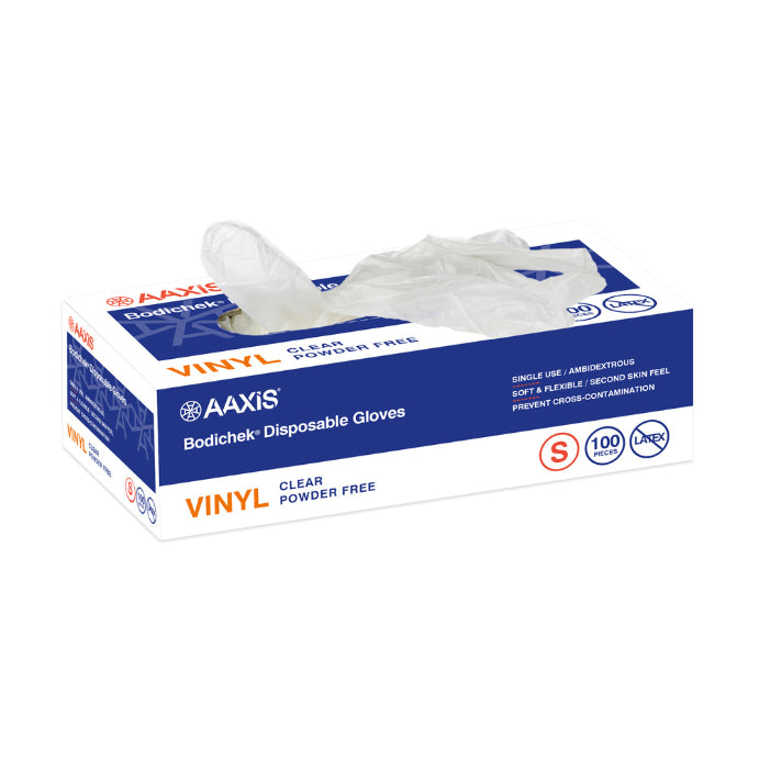 Bodichek Glove Disposable Vinyl Powder Free Small 100 Each