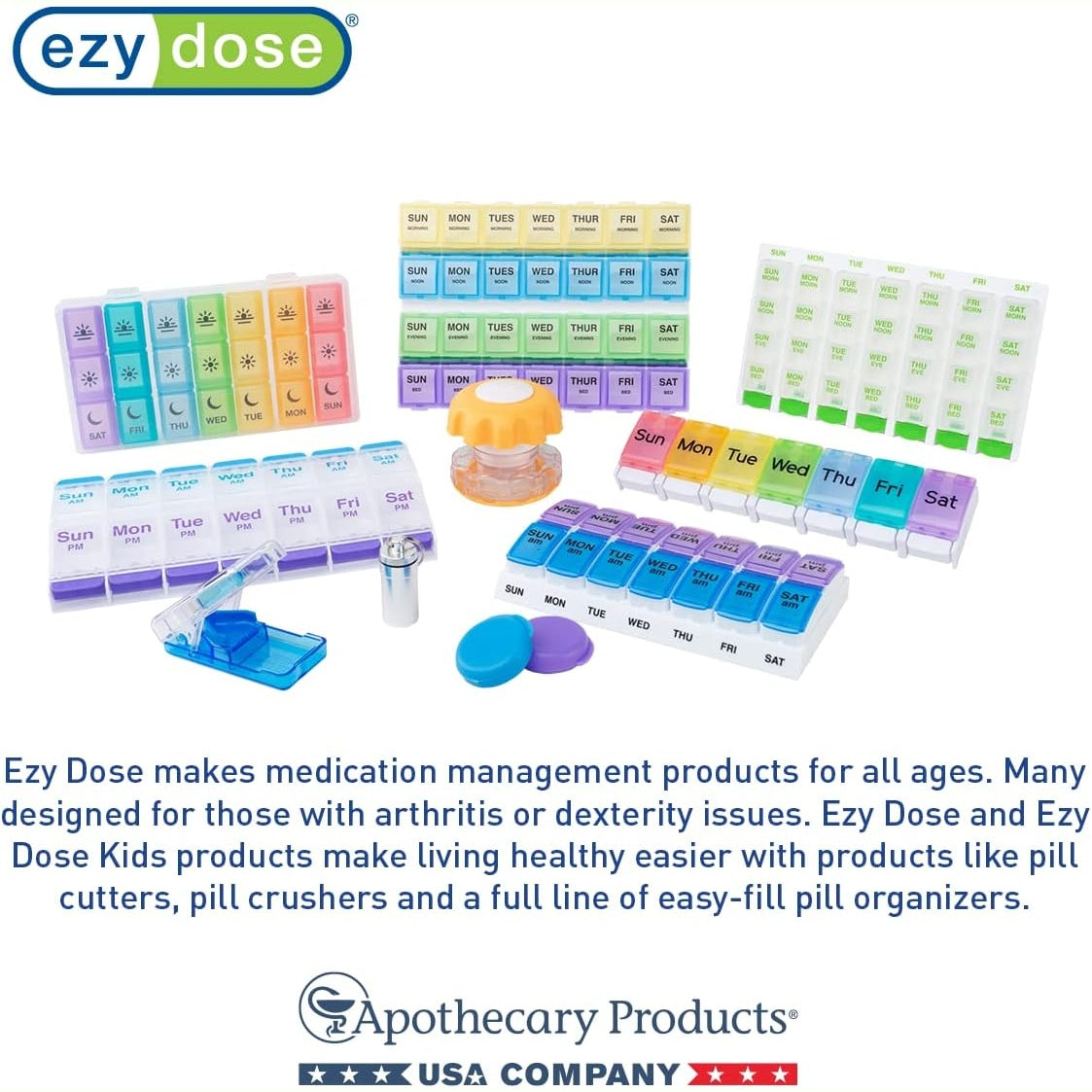 Ezy Dose AM/PM Travel Pill Container