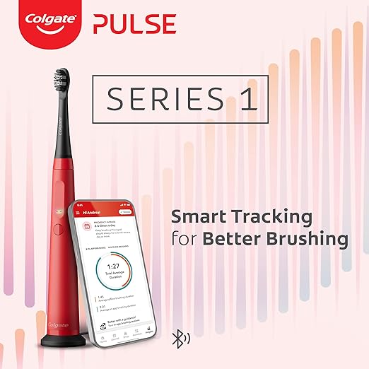 Colgate Electric Toothbrush Series 1 Pulse Whitening Red