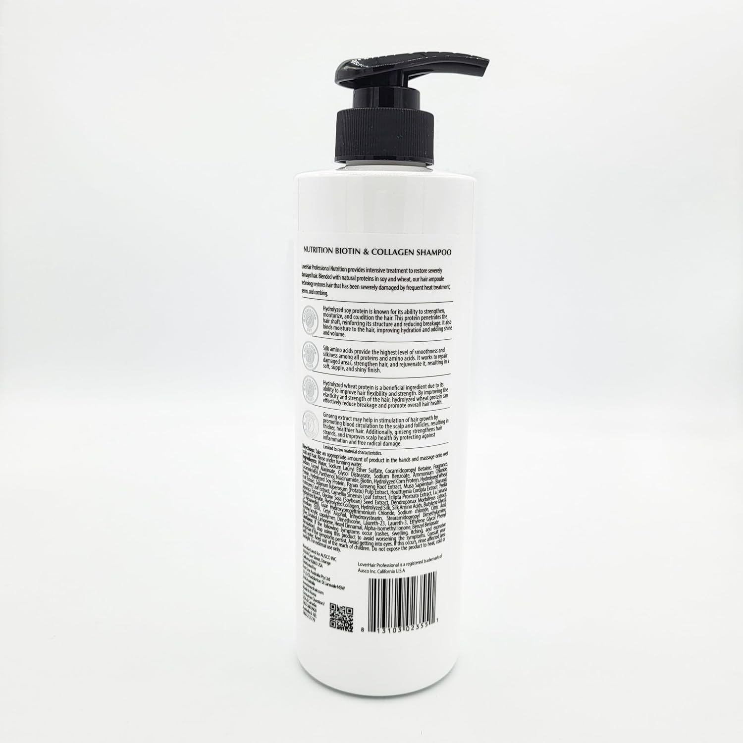 Loverhair Professional Nutrition Shampoo 600ml