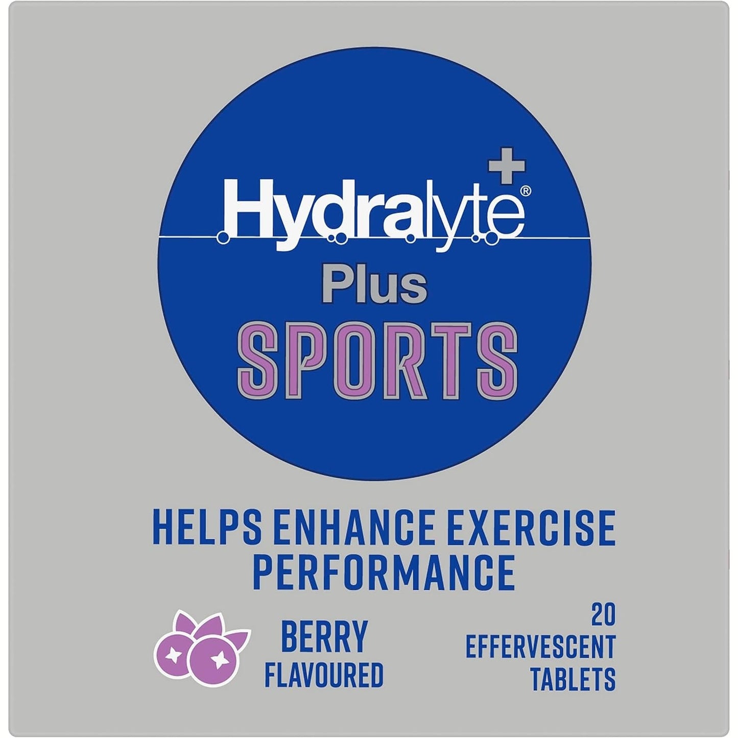 Hydralyte Plus Sport Effervescent Berry 20 Tablet