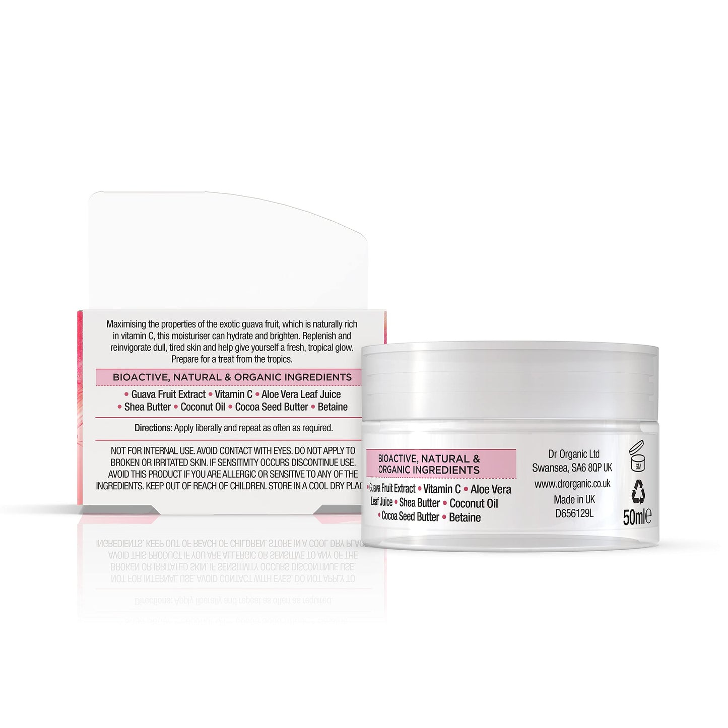DR ORGANIC Gel Moisturiser Organic Guava 50ml