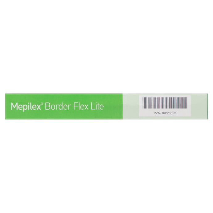 Molnlycke Mepilex Border Flex Lite 5cm X 12.5cm Dressings 5 Pack