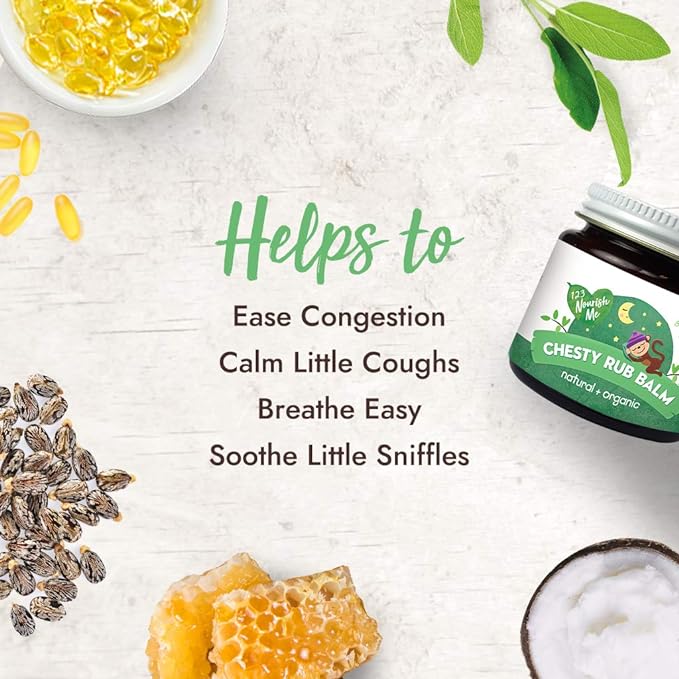 123 Nourish Me Chesty Rub Balm 50g