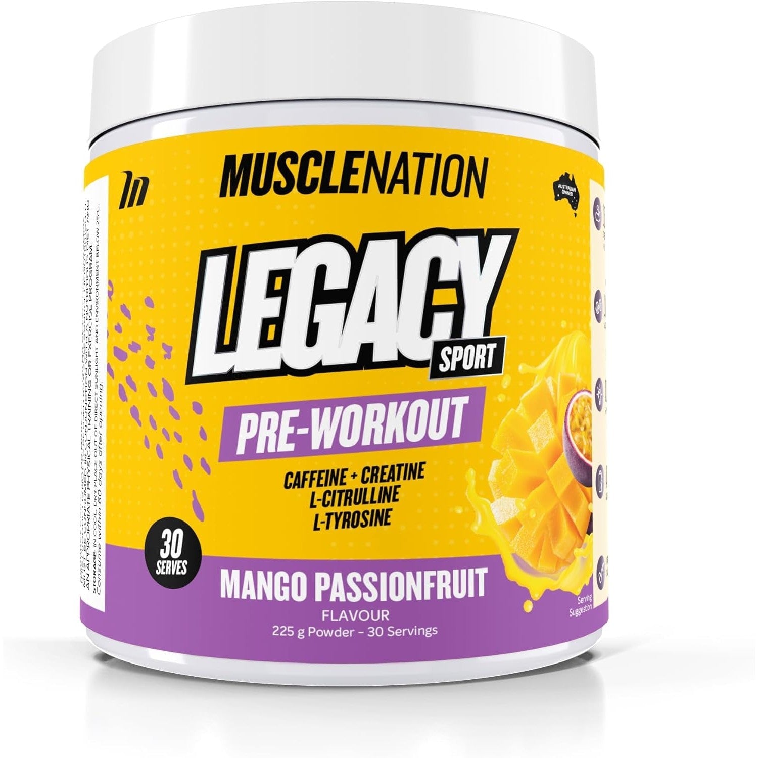 Muscle Nation Pre-workout Legacy 225g